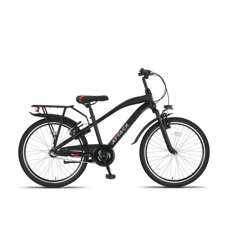 Altec Attack 24 inch MTB N-3 Zwart Zilver