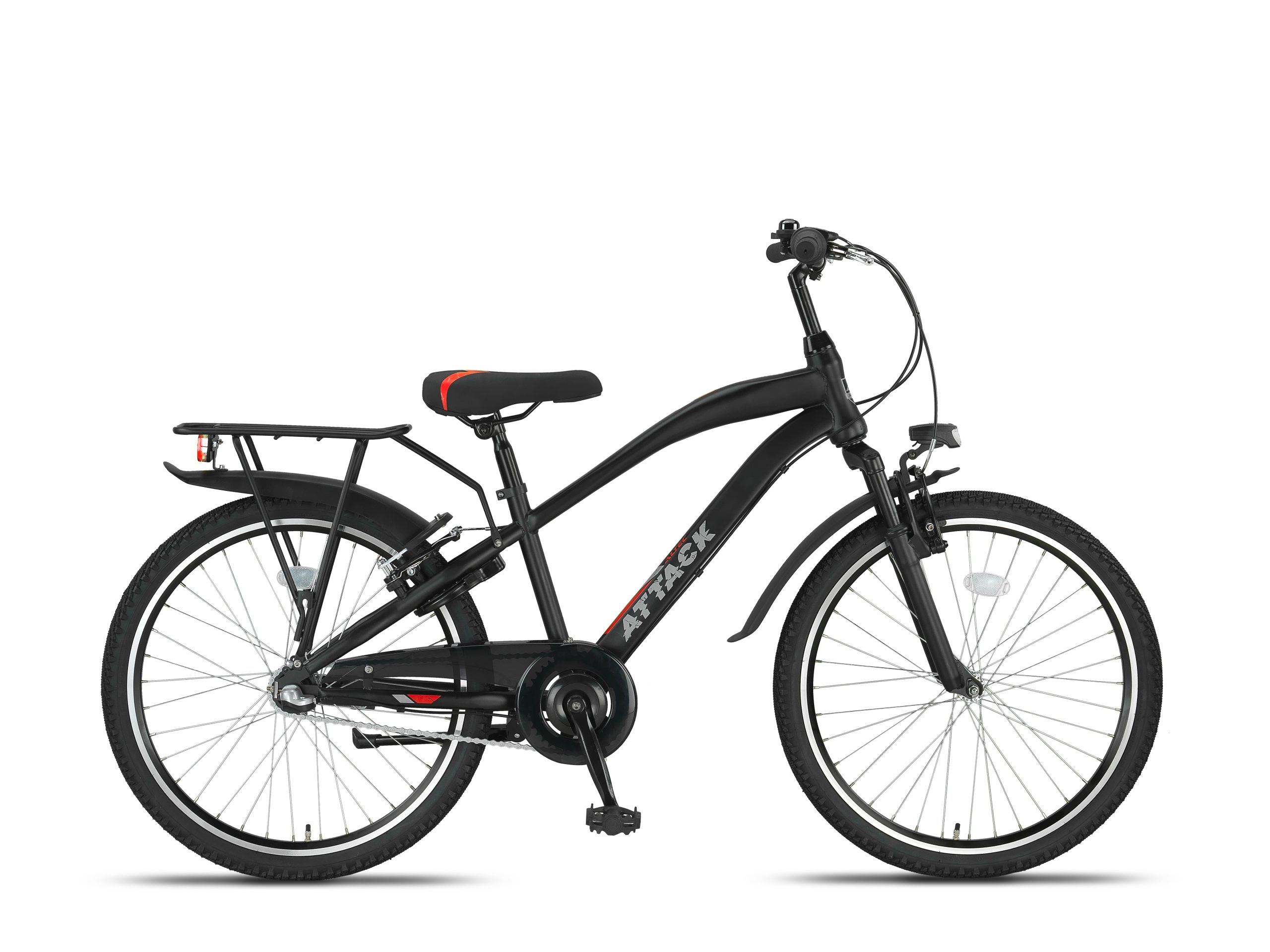 Altec Attack 24 inch MTB N-3 Zwart Zilver