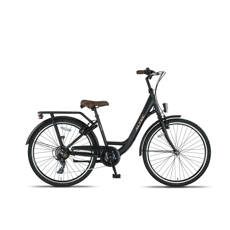 Altec Metro 26 inch Meisjesfietsen 7 V Mat Zwart