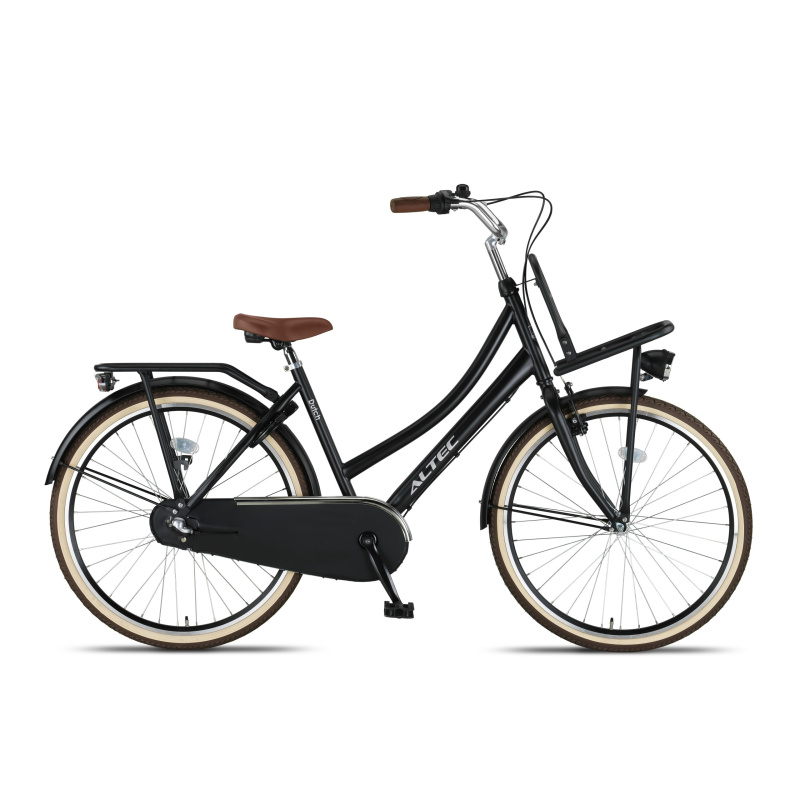 Altec Dutch 26inch Transportfiets Mat Zwart