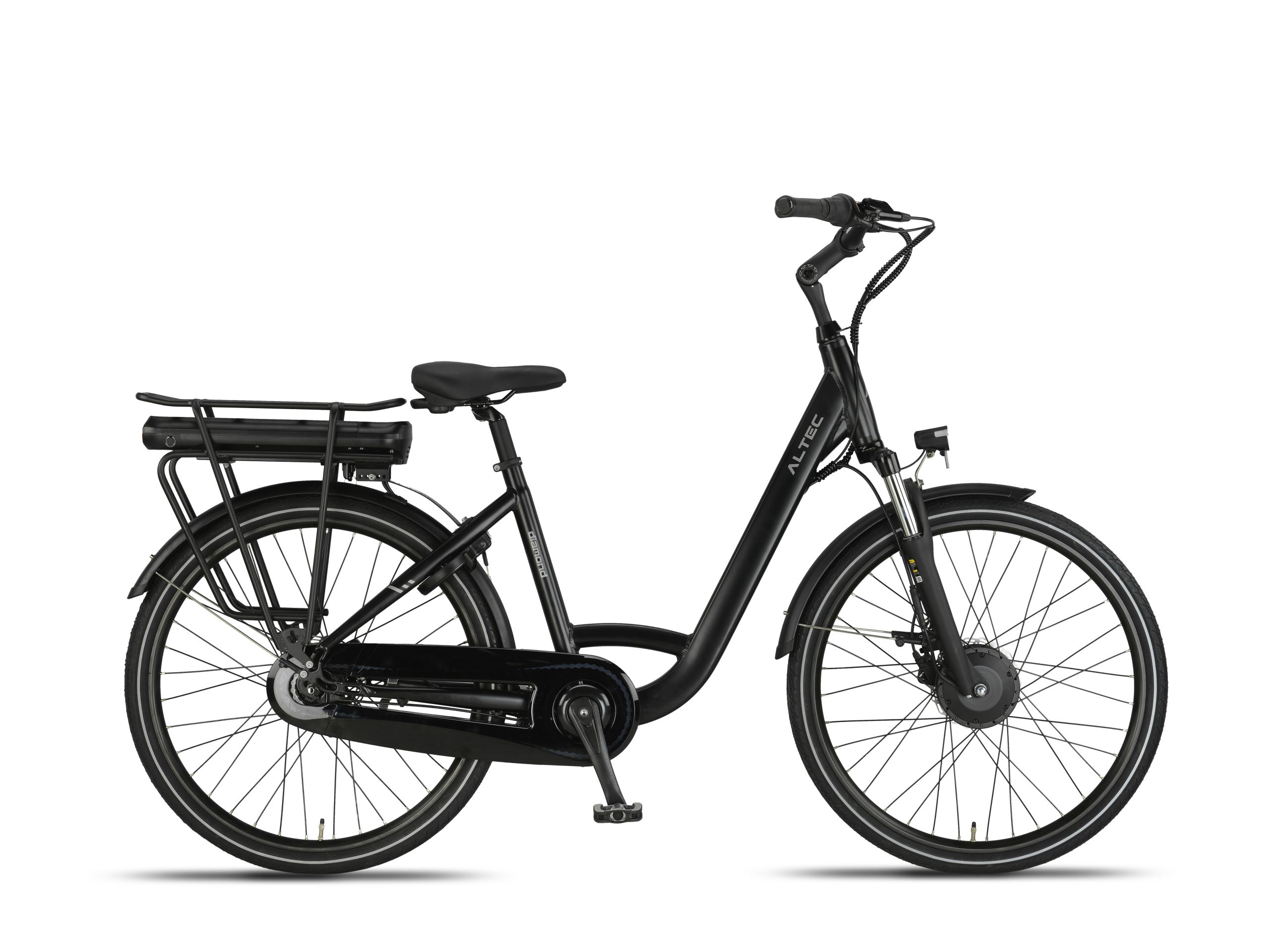 Altec Diamond E-Bike 26 inch 44cm 468 Wh N-7 VW HYD Mat Zwart *Accu 800052
