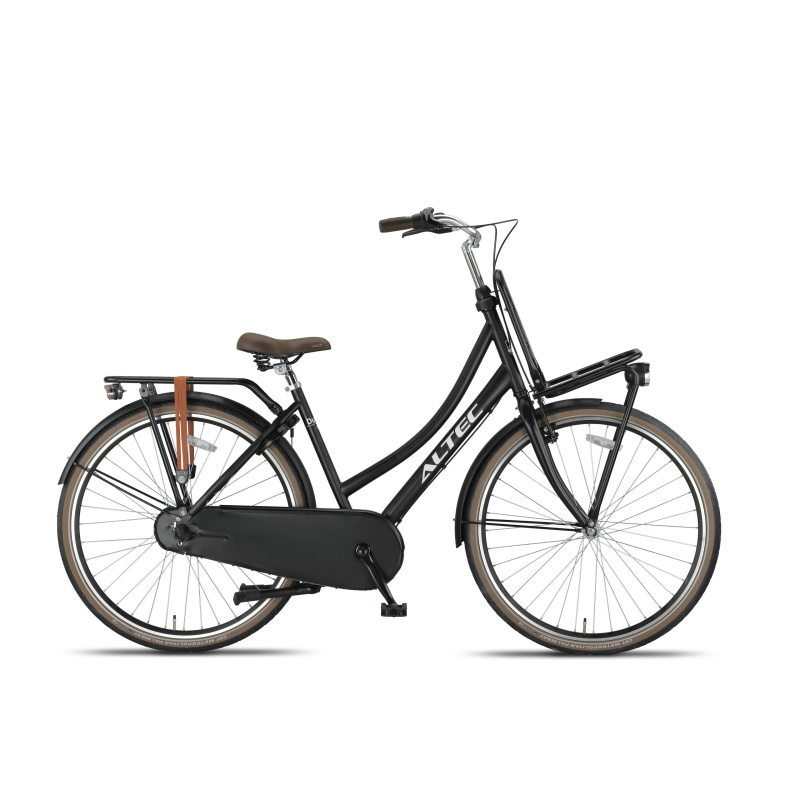 Altec Dutch 28inch Transportfiets N-3 50cm Mat Zwart