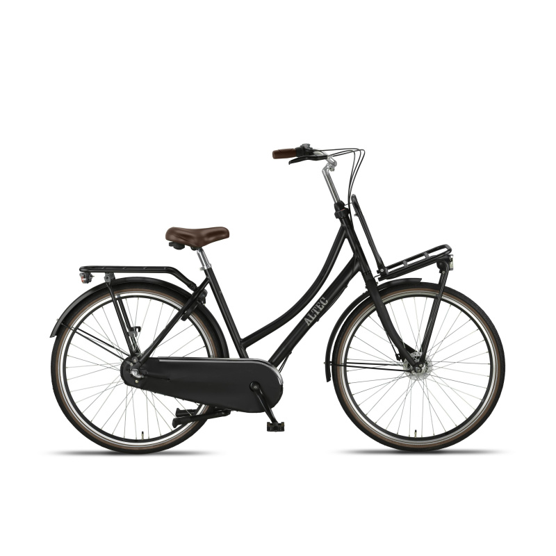 Altec Retro Transportfiets 28inch Dames 53cm Mat Zwart