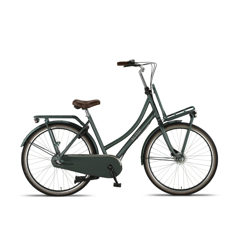 Altec Retro Transportfiets 28inch Dames 53cm Groen Metalic
