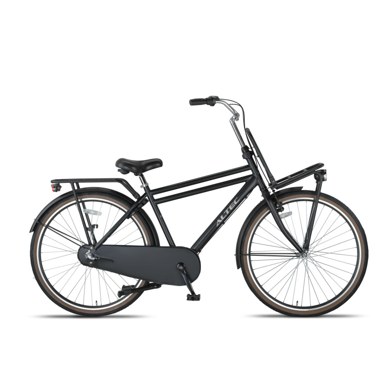 Altec Dutch 28inch Transportfiets N-3 Heren 57cm Mat Zwart
