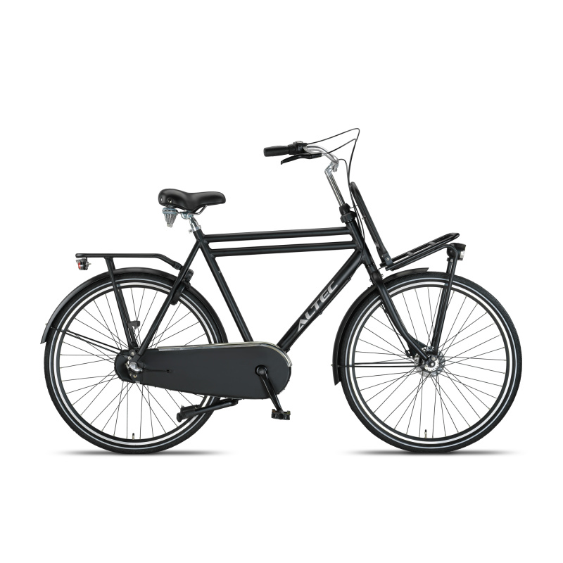 Altec Retro Transportfiets 28inch Heren 50cm Mat Zwart