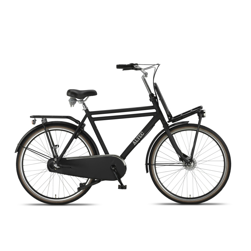 Altec Retro Transportfiets 28inch Heren 53 Mat Zwart