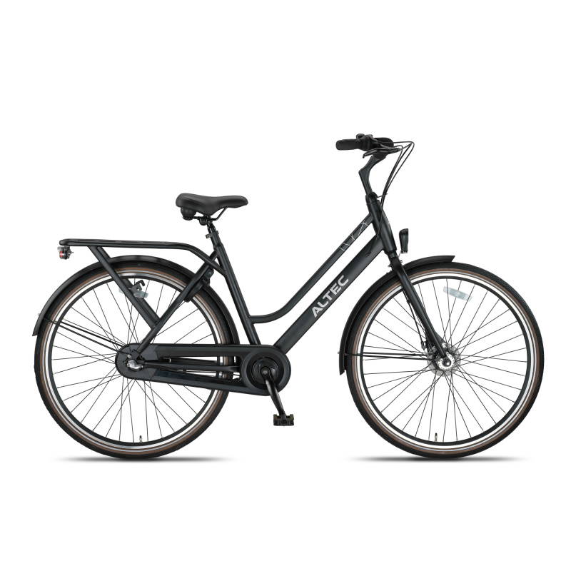 Altec Manta 28 inch Damesfiets N-3 52cm Mat Zwart