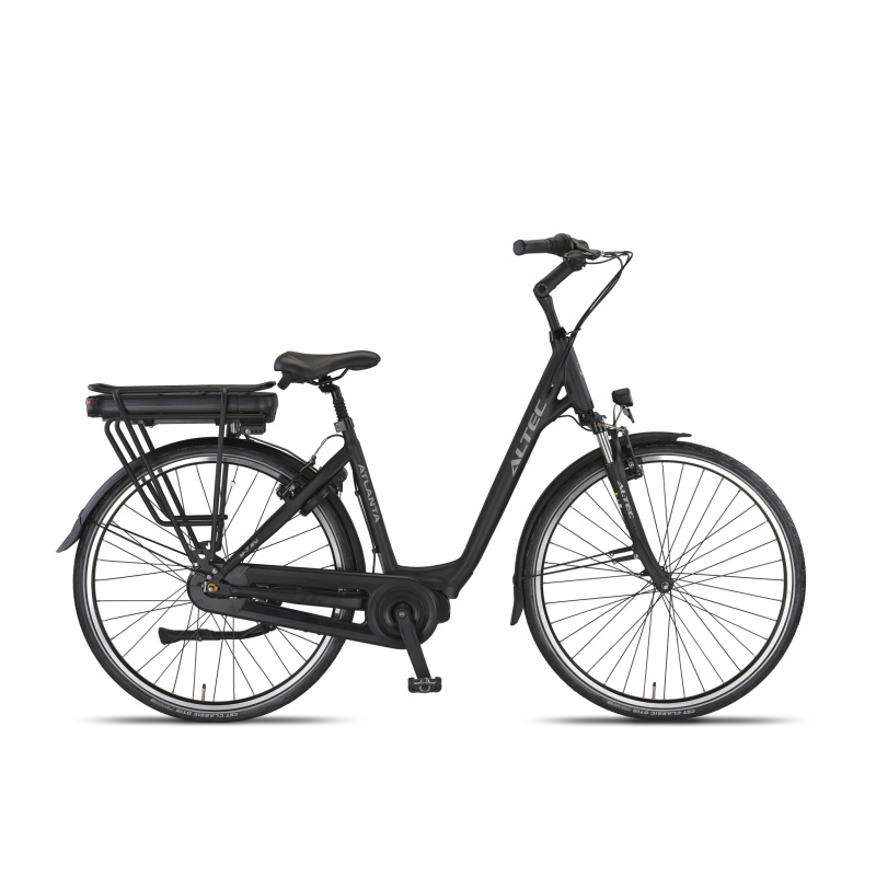 2E KANS Altec Atlanta E-bike 518Wh N-7 Middenmotor Mat Zwart V-Brake - M80 - 80Nm - *279406*