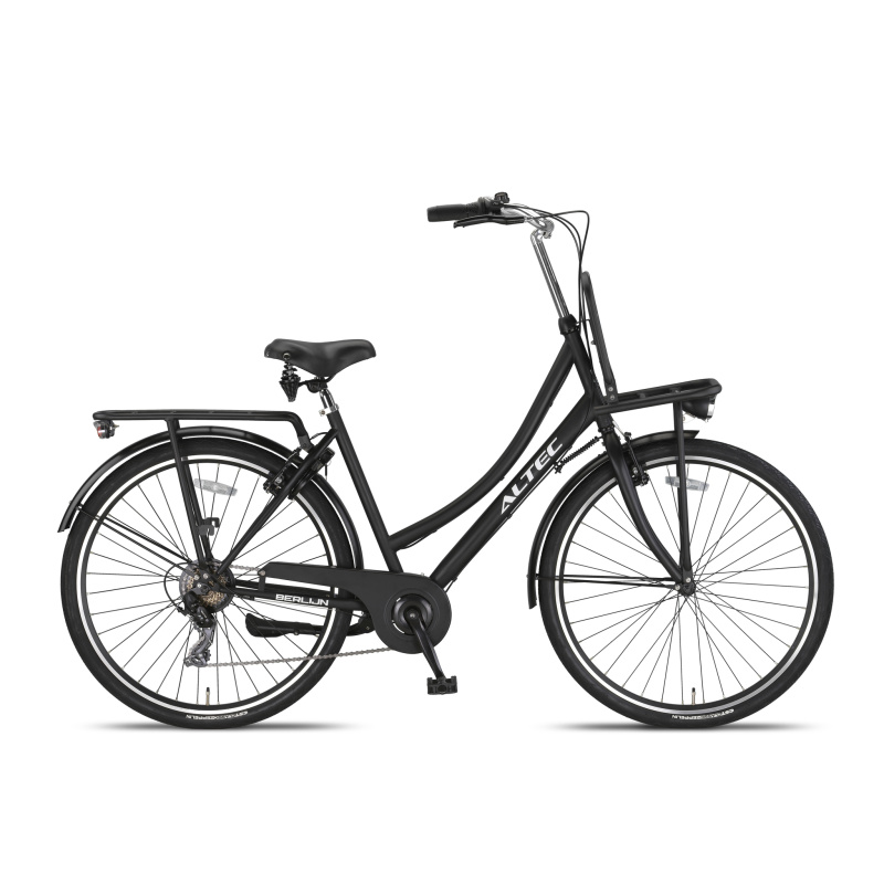 2E KANS Altec Berlijn 28inch Transportfiets 7spd. Mat Zwart *280678*