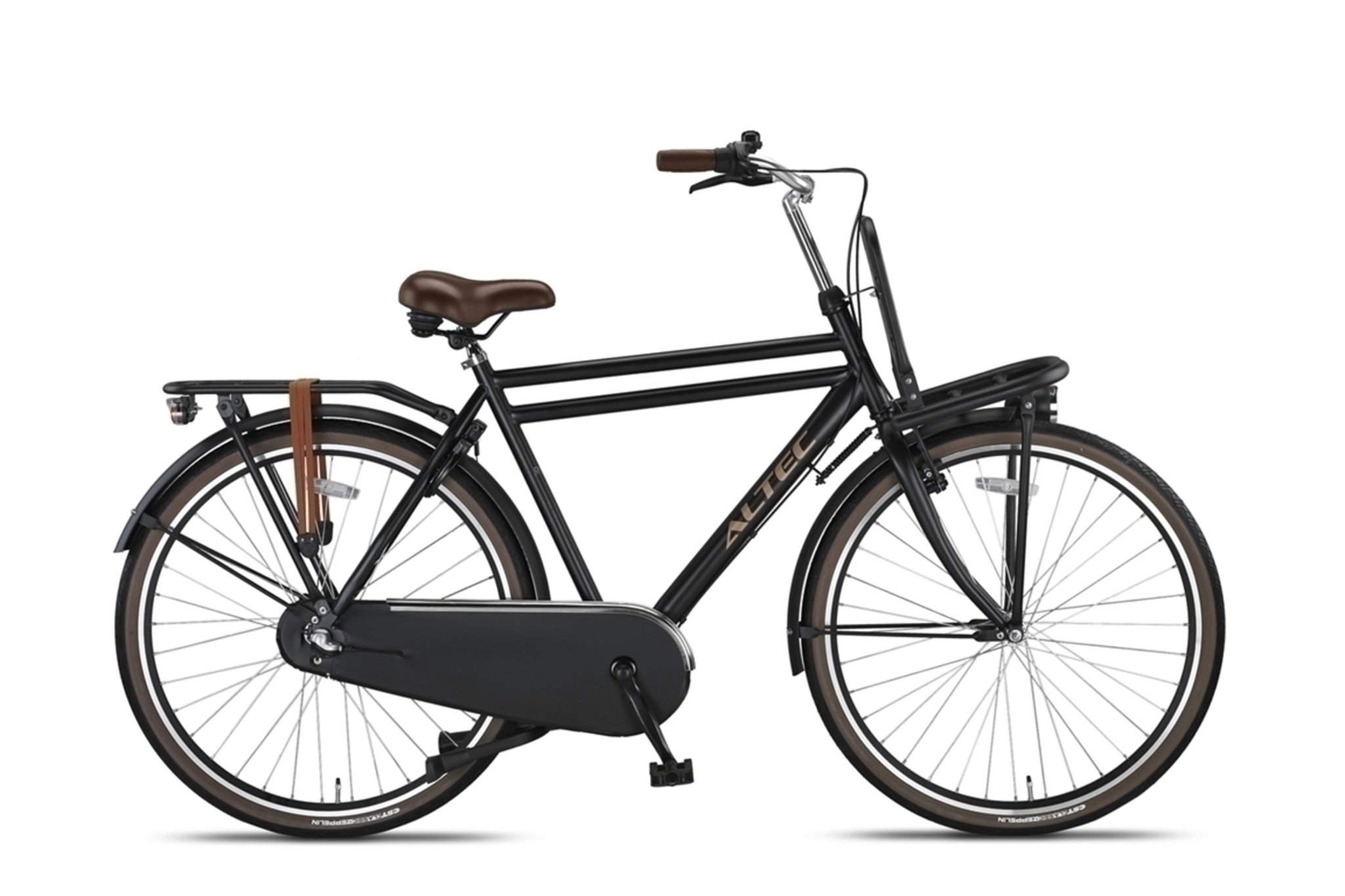 2E KANS Altec Dutch 28inch Transportfiets N-3 Heren Mat Zwart 58 cm 2022 *283755*