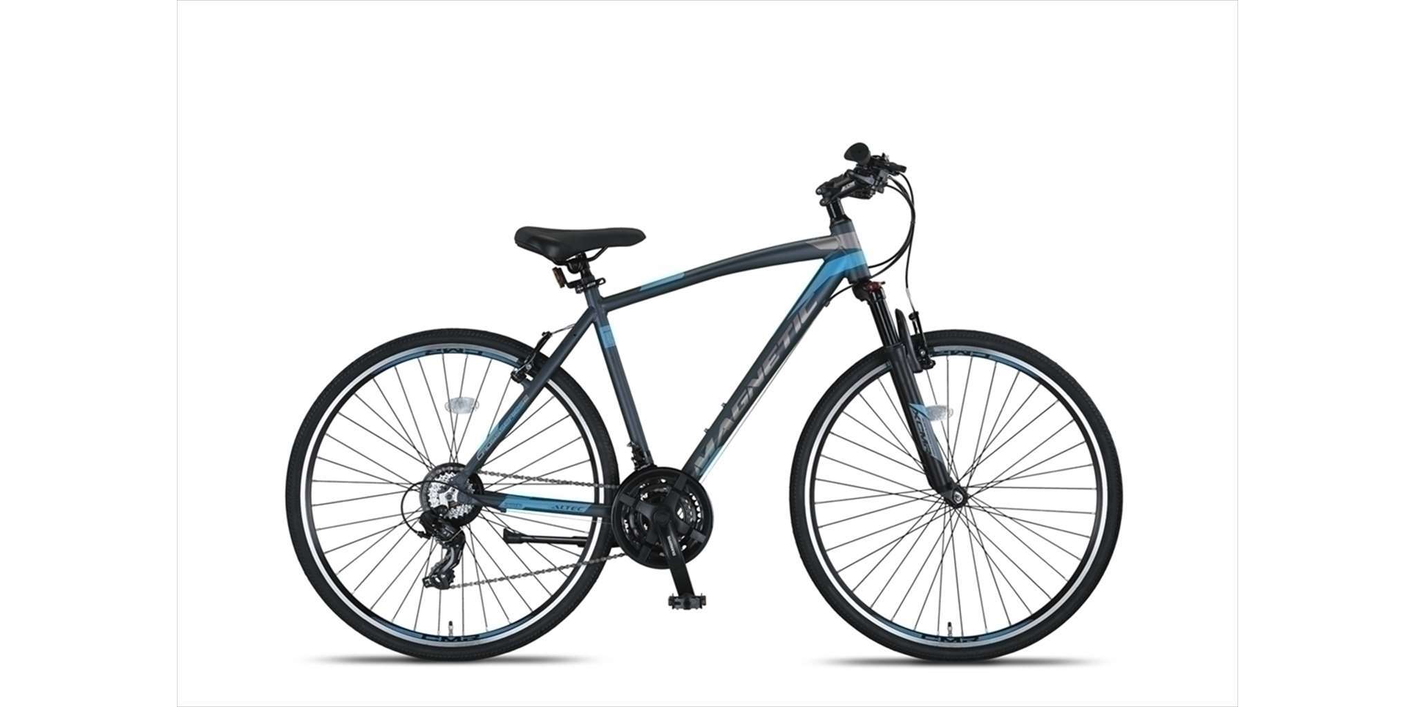 2E KANS Altec Magnetic Trekking V-Brakes Heren 28inch 51cm Antraciet/Blue *27558*