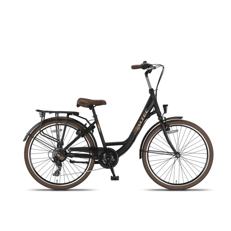 2E KANS Altec Metro 26 inch Meisjesfietsen 7 V Mat Zwart *25825*