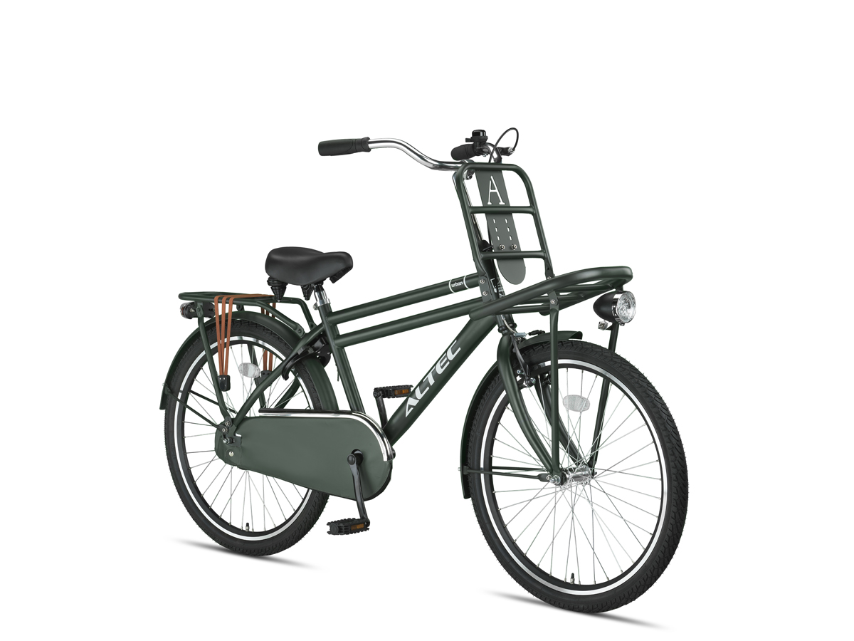 2E KANS Altec Urban 24inch Transportfiets jongensfiets Army Green Nieuw *24352*