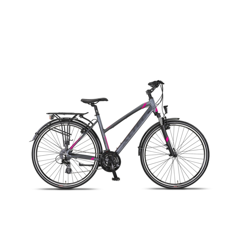 Altec Legarda (CT) LSM 28 inch Damesfiets V-Brakes 24 Versn. Antraciet/Pink*VASTE LAGE PRIJS ***
