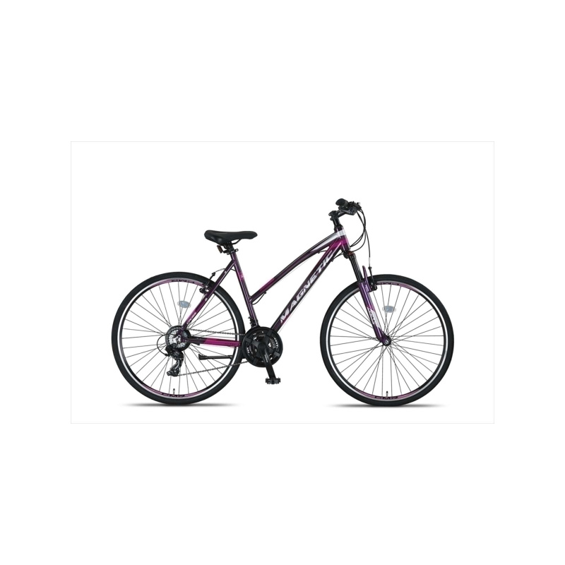 Altec Magnetic Trekking V-Brakes Dames 28 inch 52 cm Gray/Pink *** VASTE LAGE PRIJS ***
