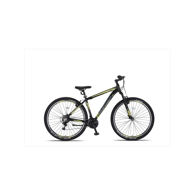 Umit 4 Motion 29 inch MTB V-Brakes Zwart-Geel *** VASTE LAGE PRIJS ***